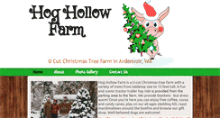 Desktop Screenshot of hoghollowfarm.net