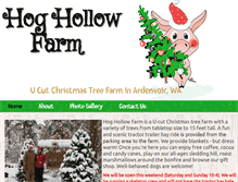 Tablet Screenshot of hoghollowfarm.net